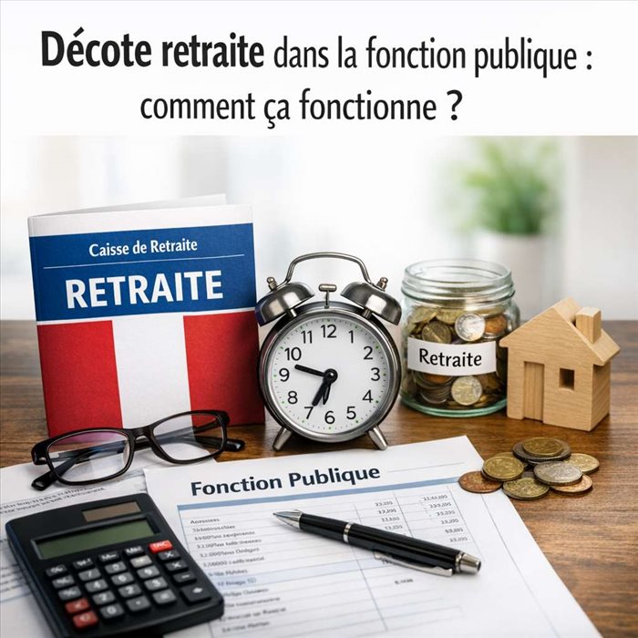 Décote retraite fonction publique : calcul, effets et cas concrets