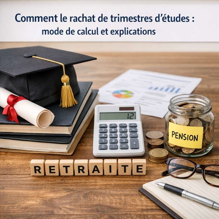 Rachat de trimestres d’études : calcul, coût et simulation