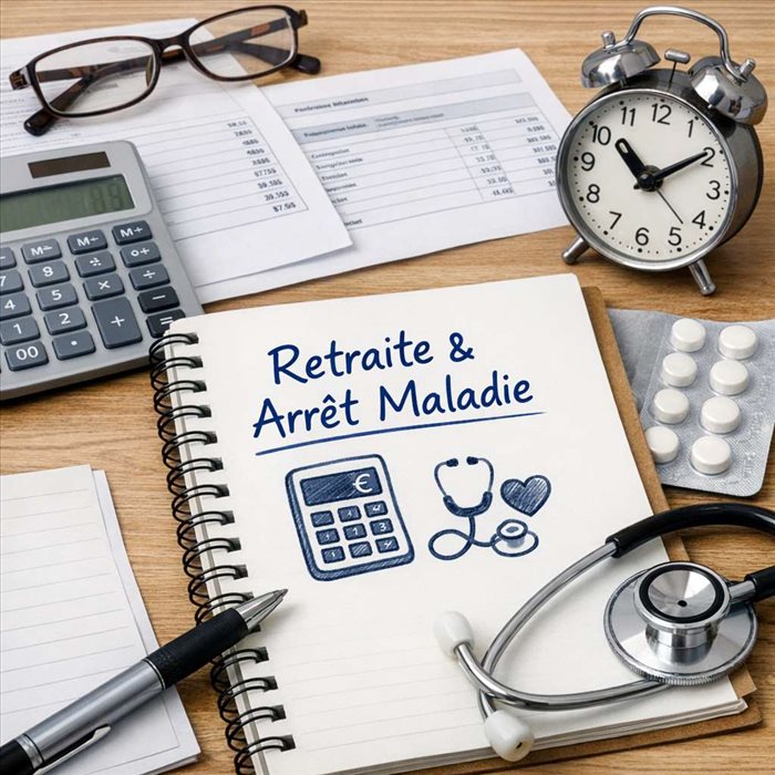 Retraite après un arrêt maladie : calcul et impact expliqués