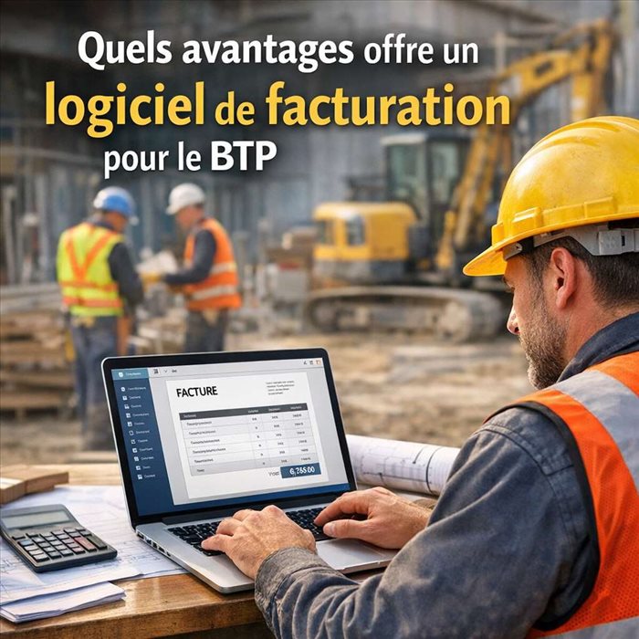 Méta titre : Quels avantages offre un logiciel de facturation pour le BTP ?