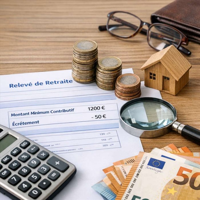 Écrêtement du minimum contributif : fonctionnement et calcul